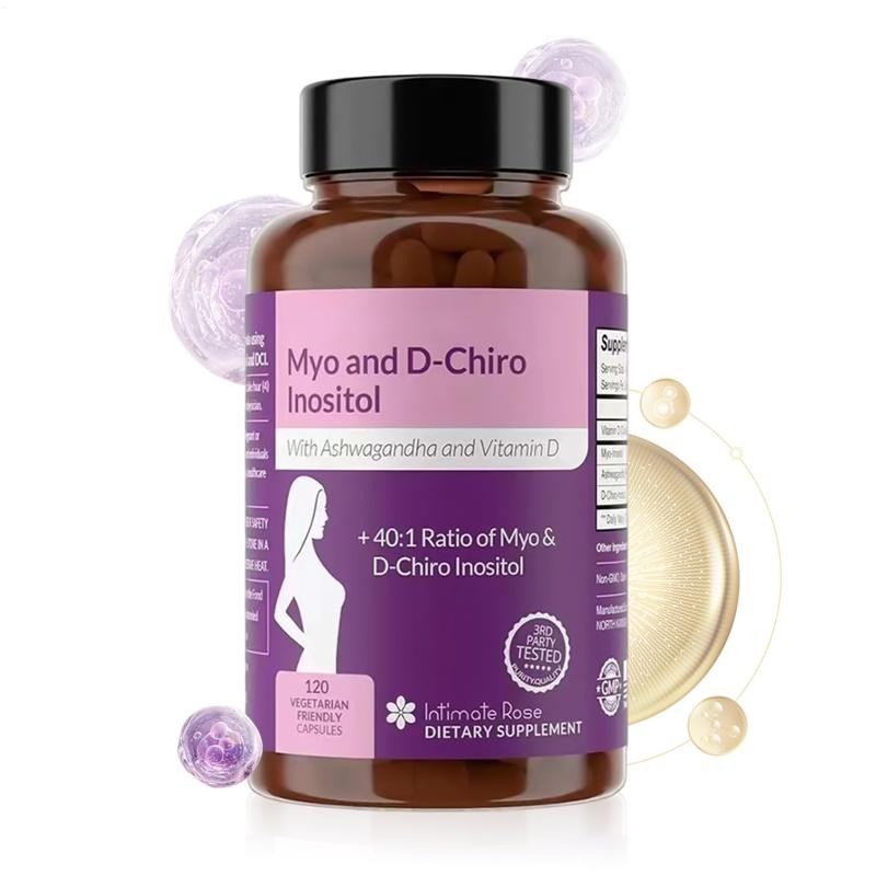 Myo-Inositol Supplement With PCOS For Ashwagandha And Vitamin D – 60 Capsules