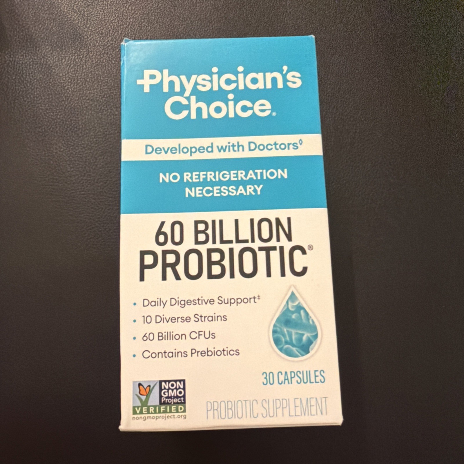 Physician’s Choice 60 Billion Probiotic 30 veg capsules Exp 2027+