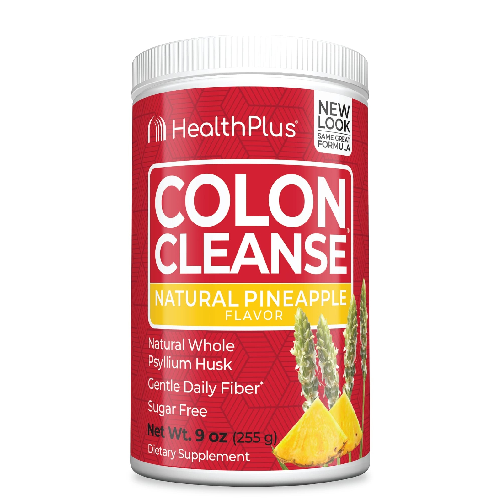 Colon Cleanse Detox Psyllium Husk Fiber Powder 9 Ounce Natural Sweet 36 Servings