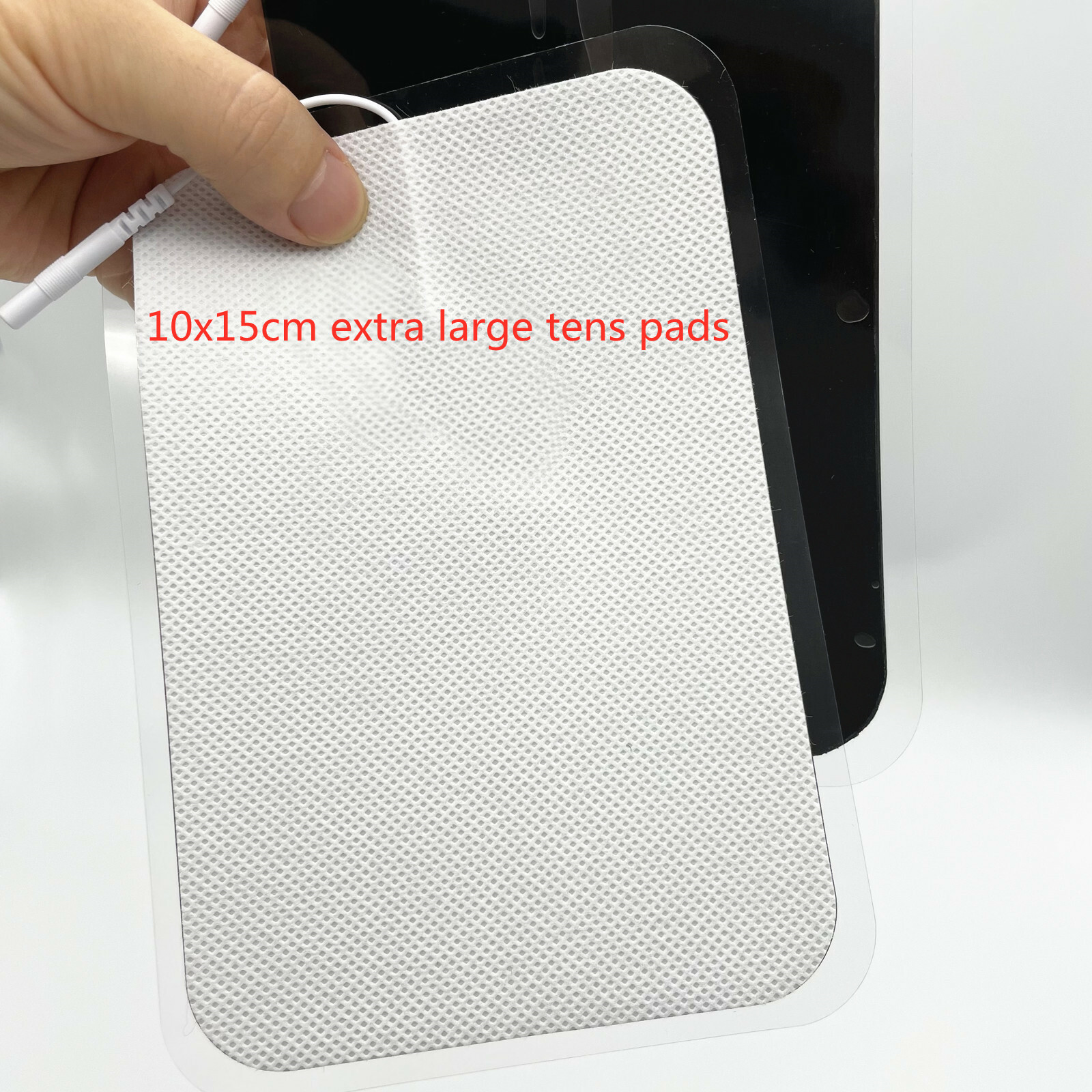 Extra Large Electrode Pads Replacement Patches 10×15 cm for Tens Units Reusable