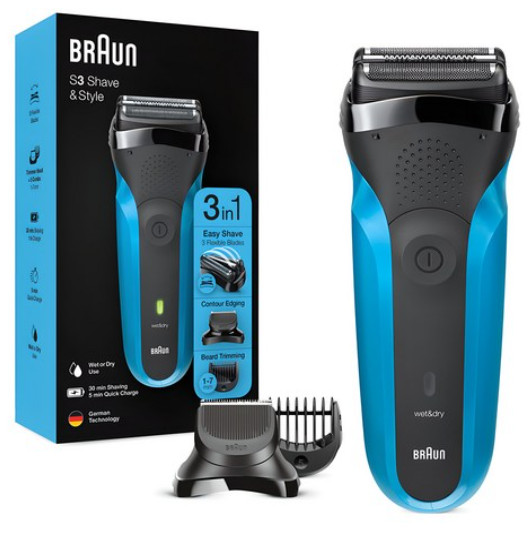 Braun Series 3 Shave & Style: Ultimate 3-in-1 Wet & Dry Men’s Shaver