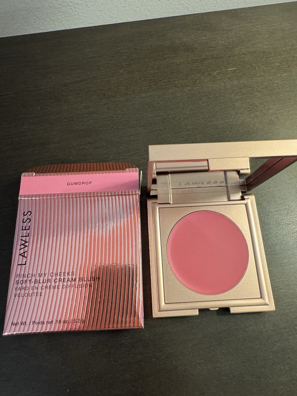 Lawless Beauty Pinch My Cheeks Soft Blur Cream Blush Gumdrop Baby Pink Full Size