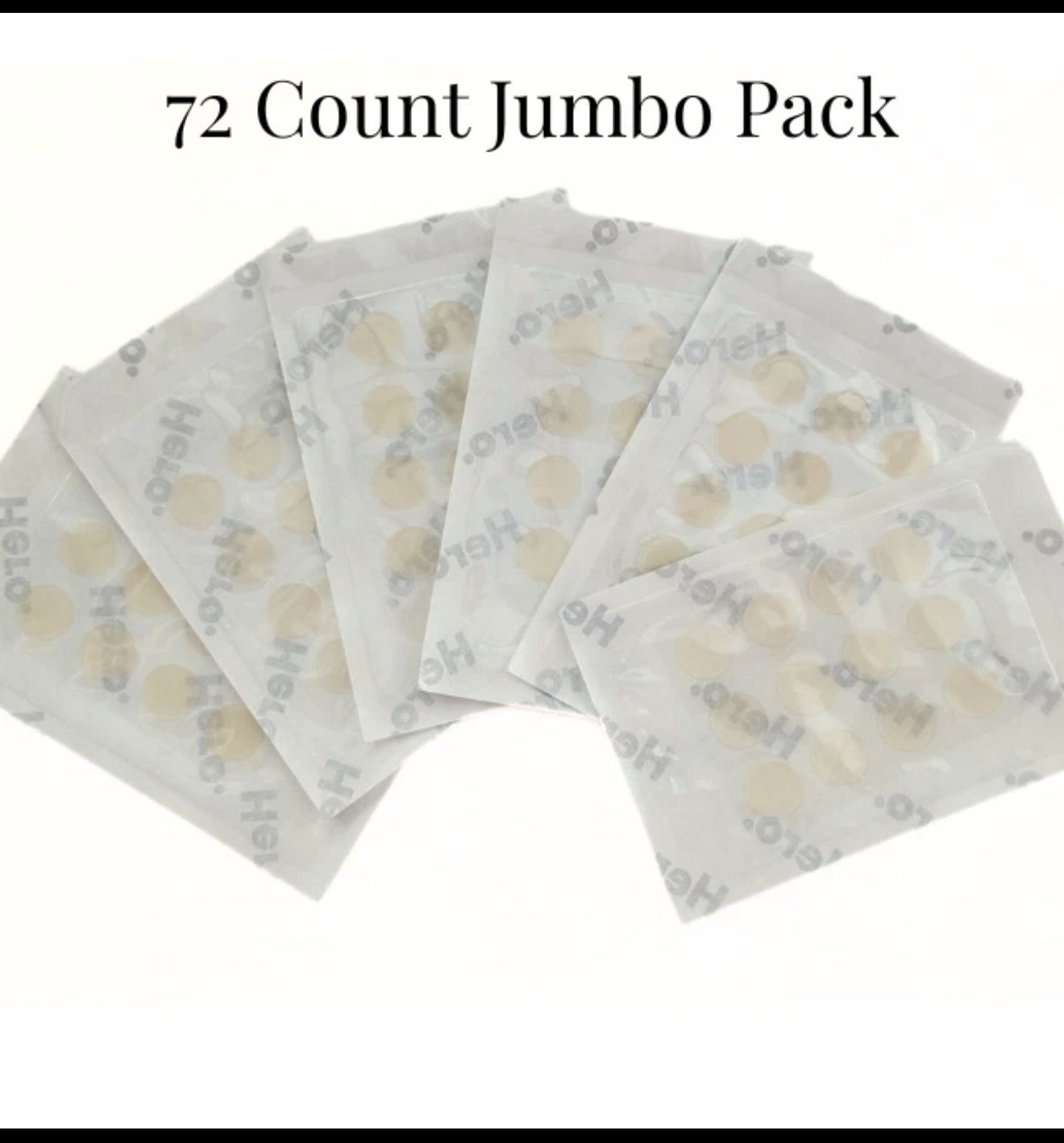 Hero Cosmetics Mighty Patch Invisible+ – 72ct Hydrocolloid Acne Pimple Patches