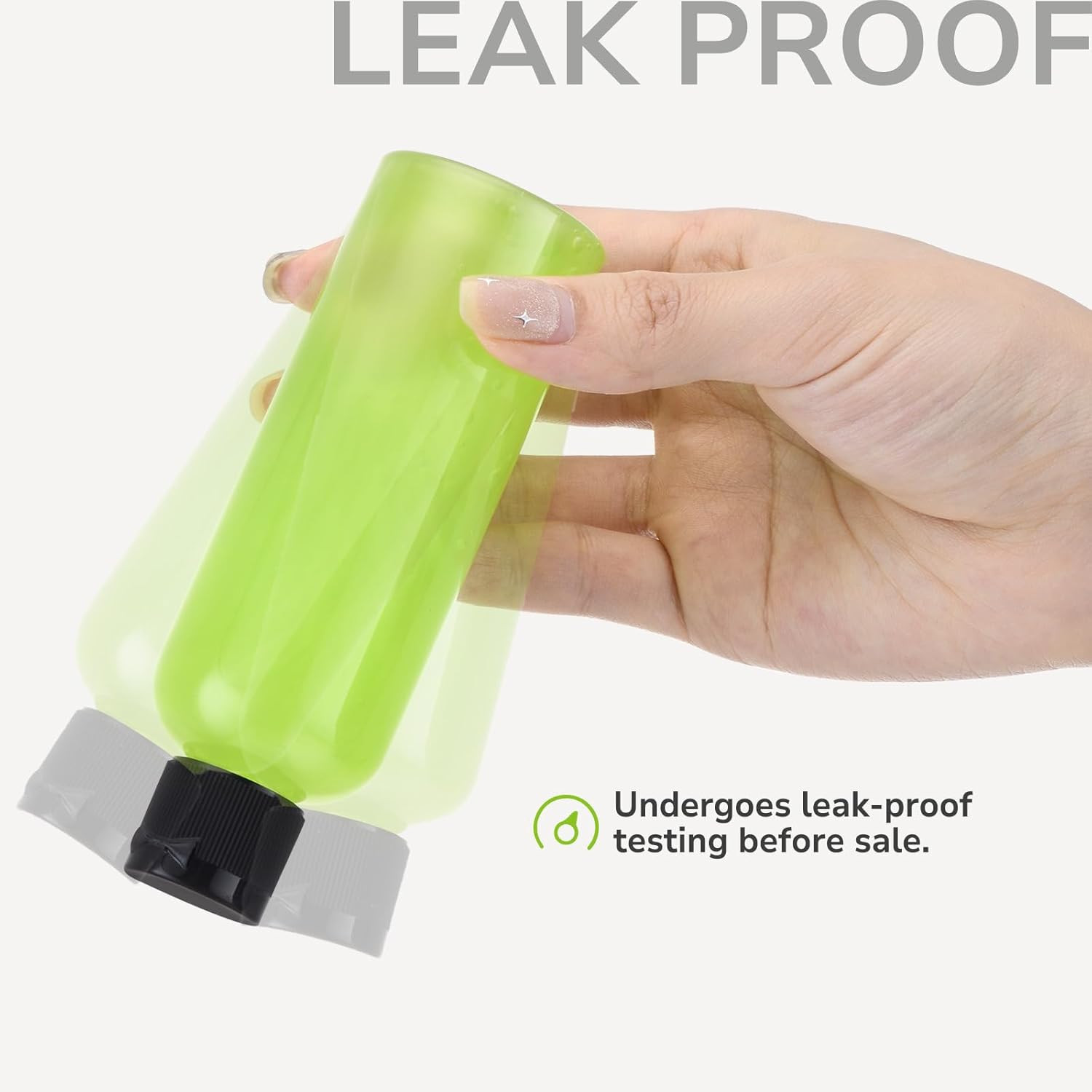 3.4 Oz Travel Bottles For Toiletries Plastic Travel Size Containers For Shampoo