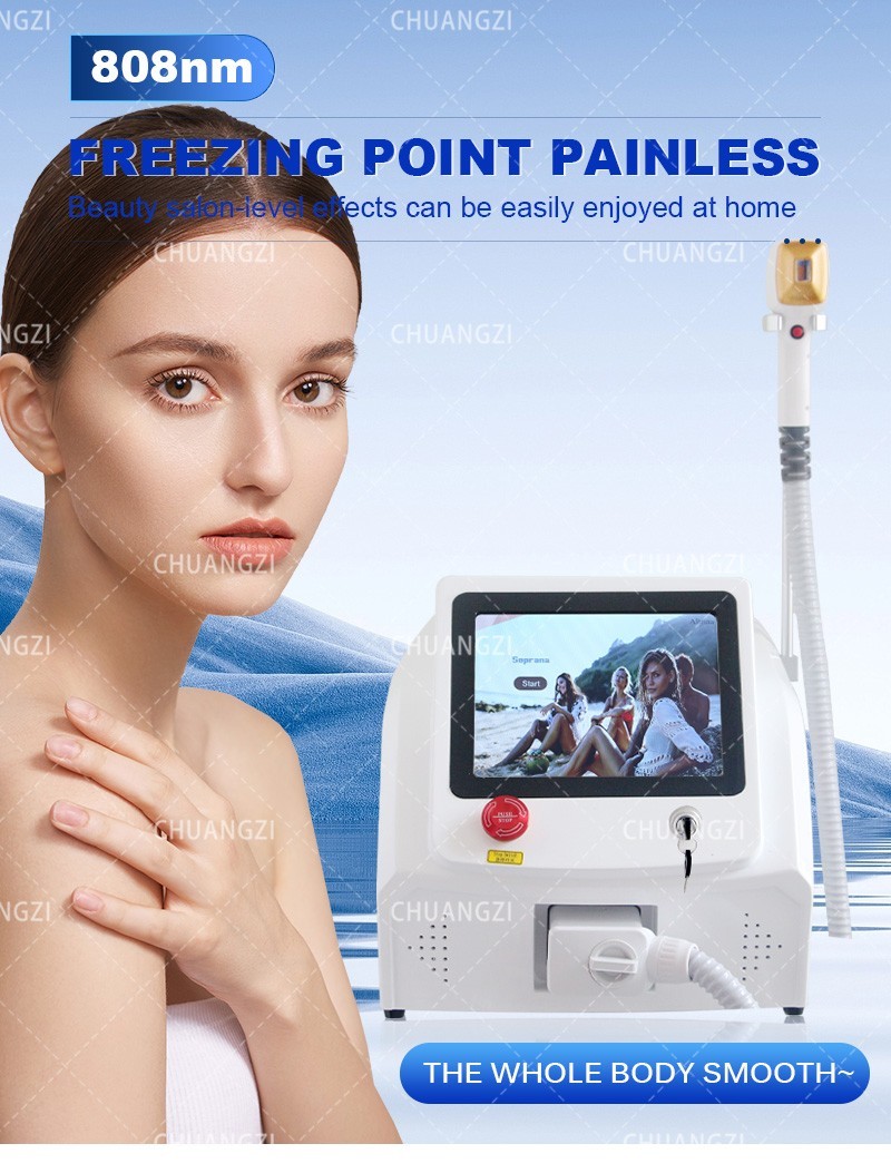 2026 Permanent Painless Ice Titanium Soprano Diode Laser hair removal Machine