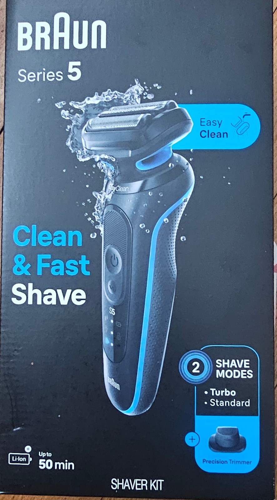 BrAun Series 5 Clean & Fast Shave Shaver Kit Model: 5118S (E7)