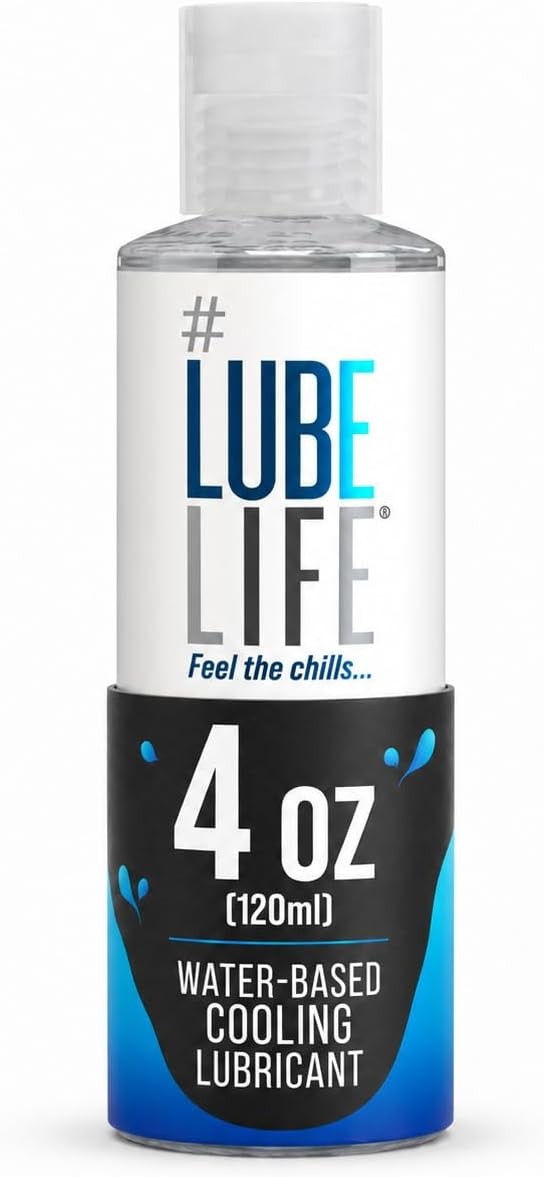 LUBELIFE Water Based Cooling Lube Personal Lubricant Toy Safe 4 fl oz