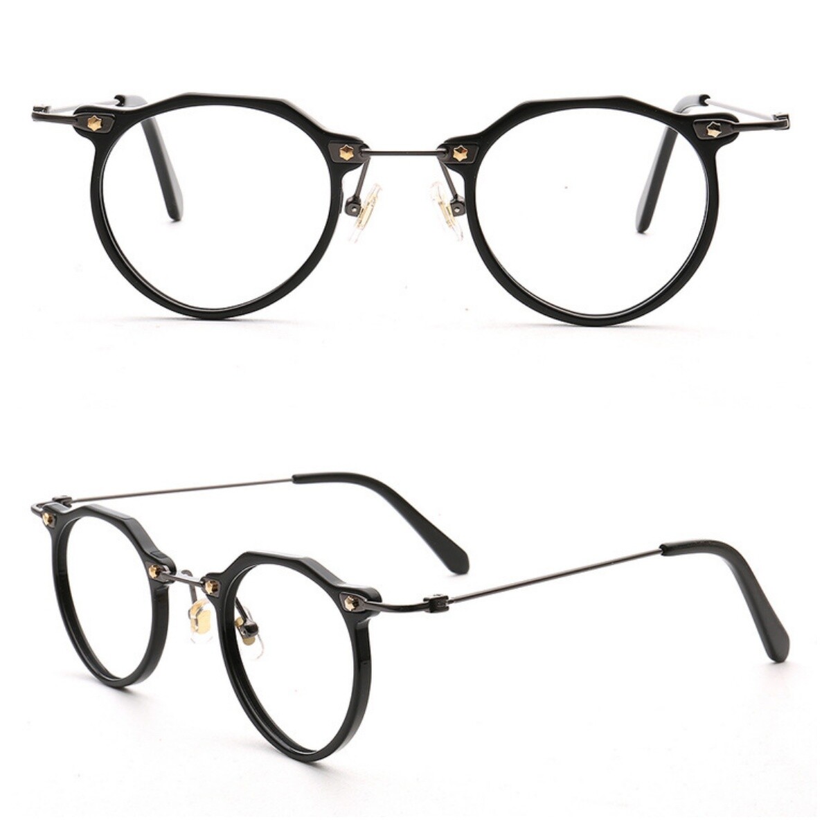 New Reading Glasses Men Women Unisex Readers Acetate Retro Round Eyeglass frames