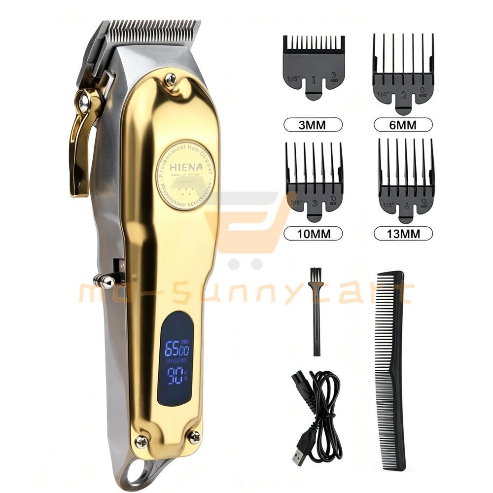 Cordless Professional Hair Clippers Trimmer Kit Men Cutting Machine Barber Salon
