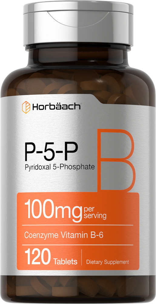 P5P Activated Vitamin B6 100mg | 120 Tablets | Vegetarian | by Horbaach