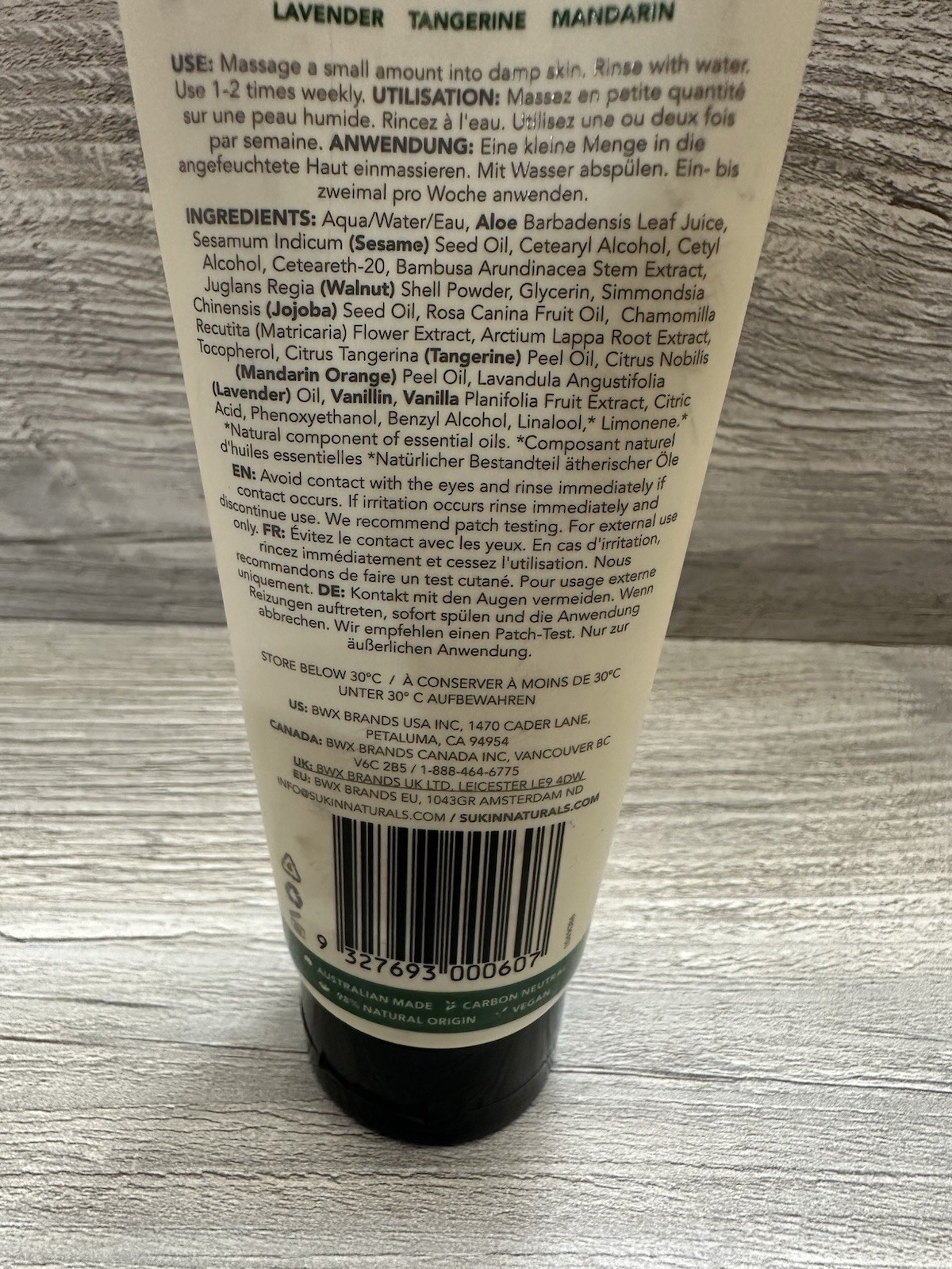 SUKIN Revitalizing Facial Scrub from Australia 4.23 fl oz/125ml New Sealed!