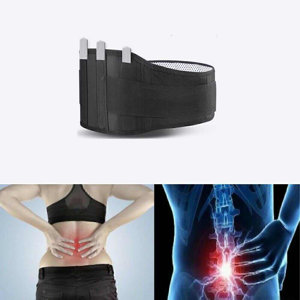 Adjustable Lower Back Brace Lumbar Support Waist Belt For Men Women Pain Relief