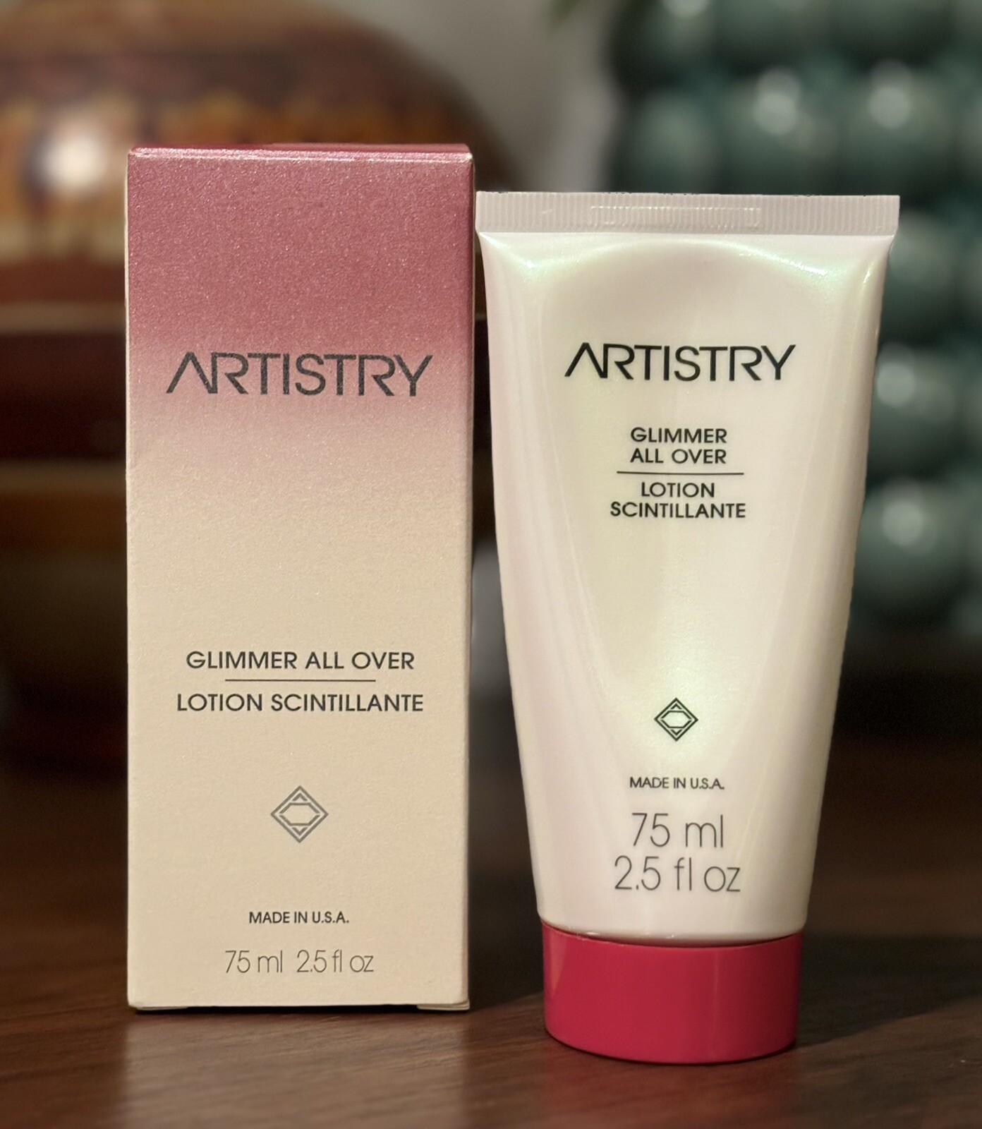 Artistry Amway GLIMMER ALL OVER Face & Body Lotion -RETIRED OLD STOCK NEW IN BOX
