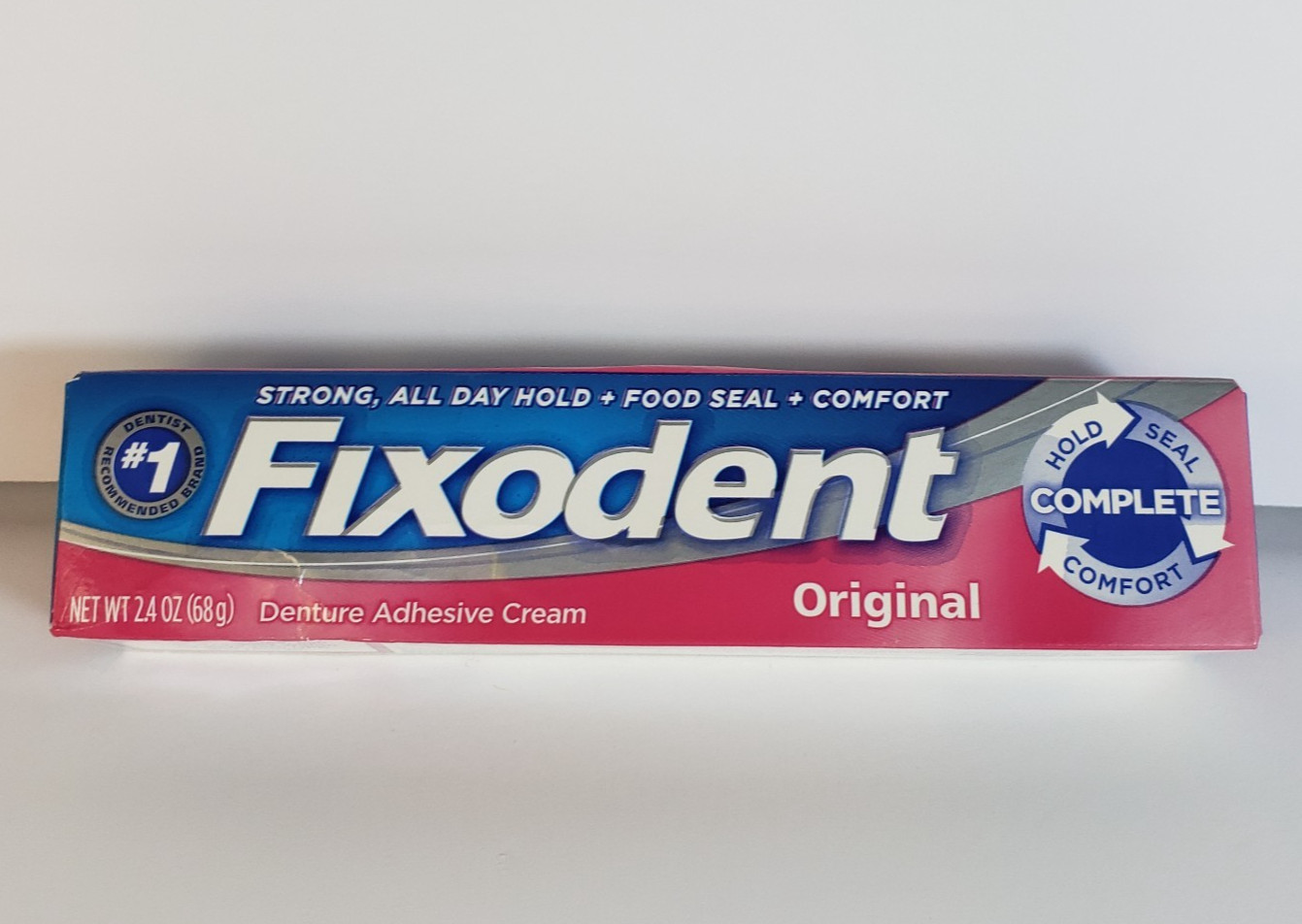 Fixodent Original Denture Adhesive Cream – 2.4 Oz 1 Count New Unopened Box