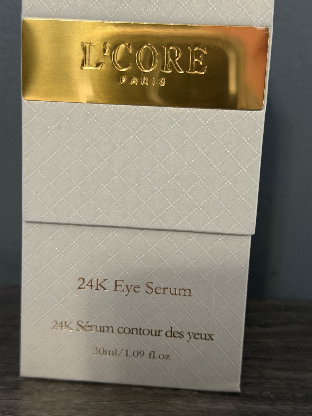 L’Core Paris 24K Gold Eye Serum New Unused 30 mL Authentic