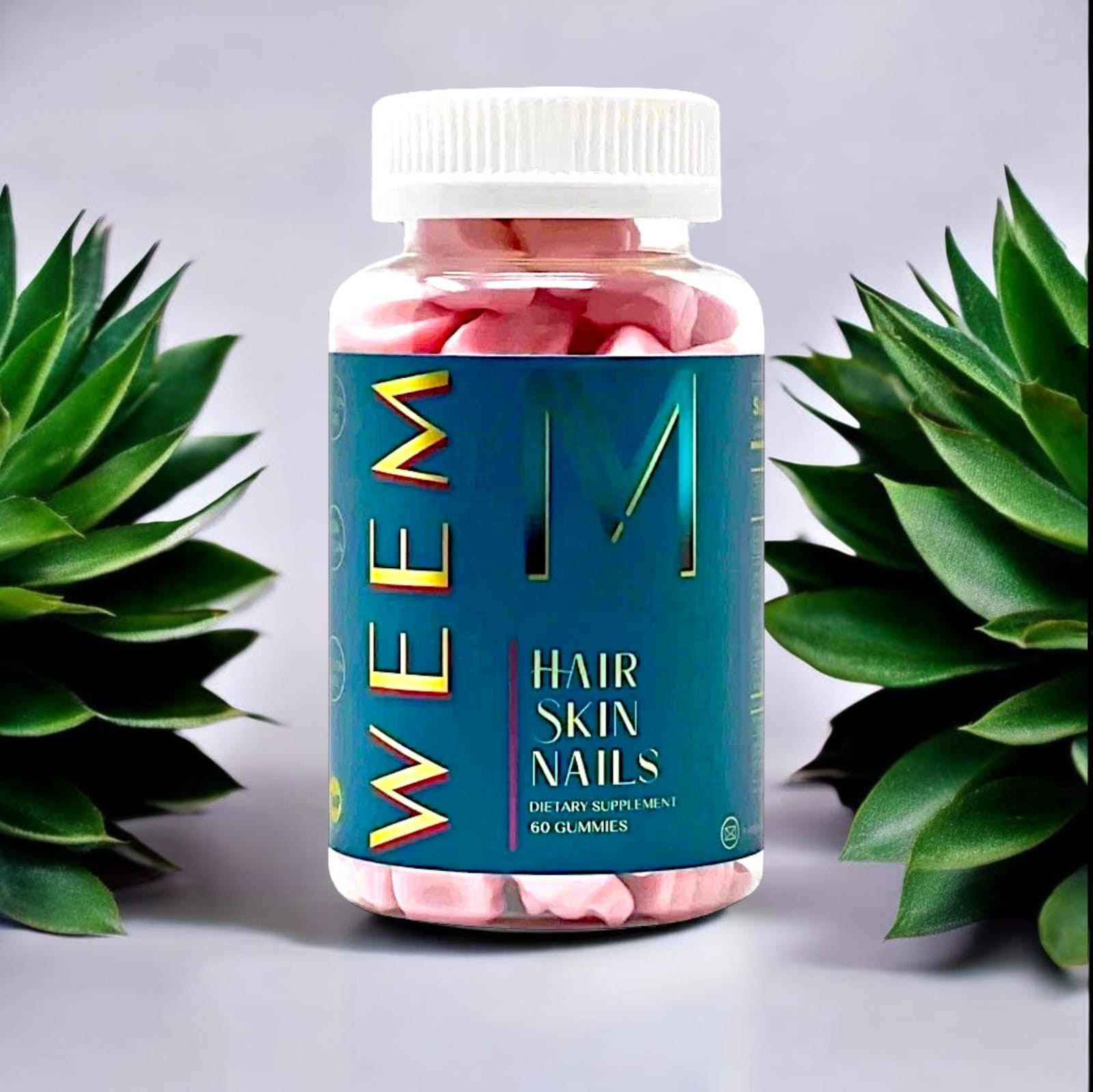 NEW WEEM Hair Skin and Nails Supports Healthy Hair Vegan biotin Vitamins