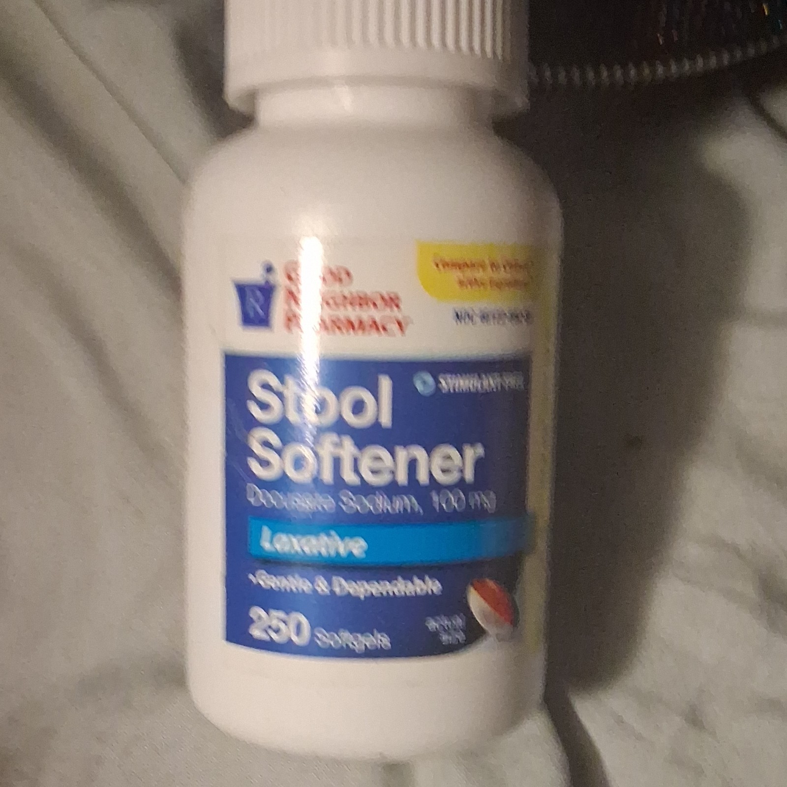 Rite Aid Pharmacy Docusate Sodium 100 mg Stool Softener 250 Softgels