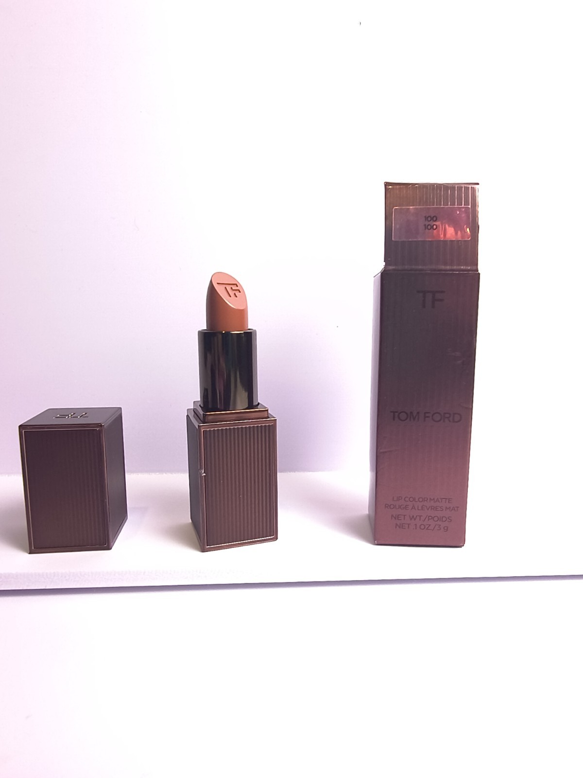 Tom Ford Limited Edition Lipstick Matte Shade 100 100 (Rosy Brown), Full Size