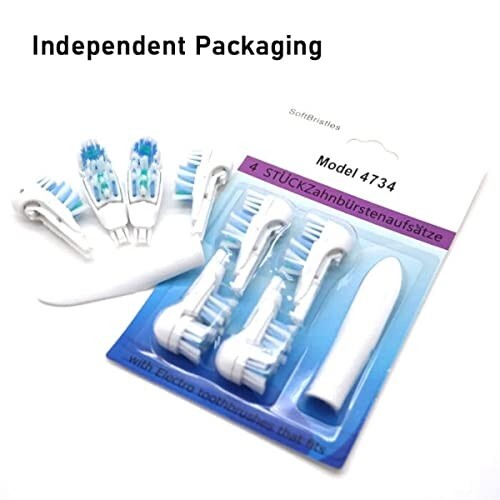 Sensitive Replacement Toothbrush Heads Compatible with Oral-B Cross Action Power