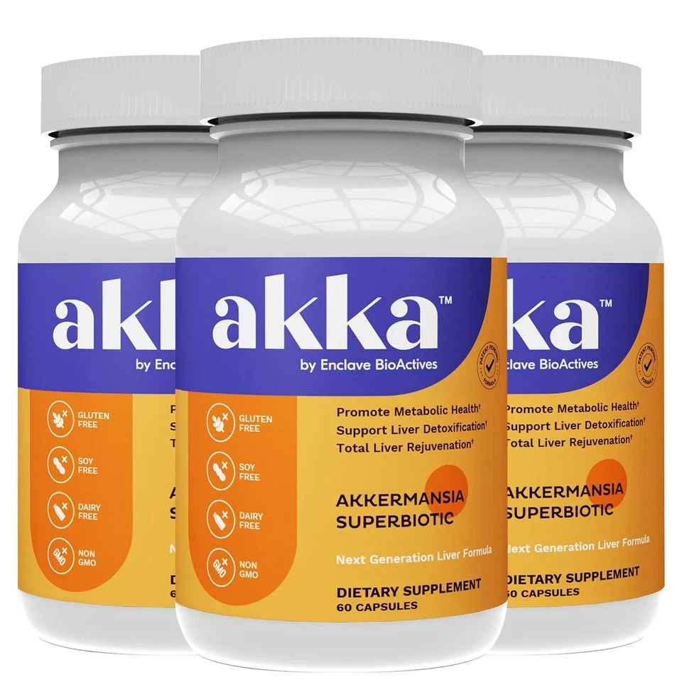 3Packs AKKA Premium Liver Detox Cleanse – Supports Healthy Liver Detox- 180 Caps