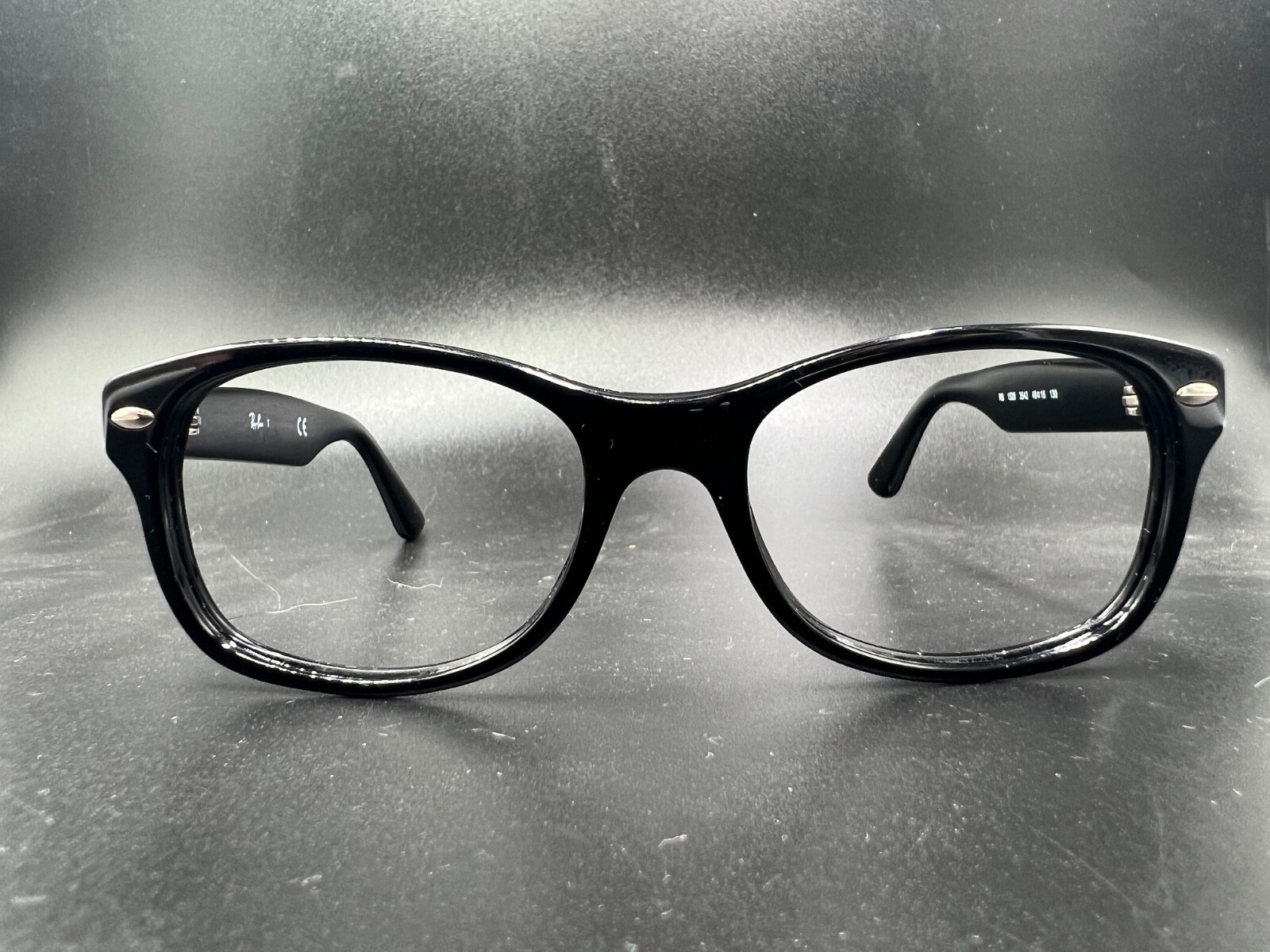 Unisex Youth Ray-Ban Eyeglasses Kids RB 1528 Full Frame Square Plastic Black