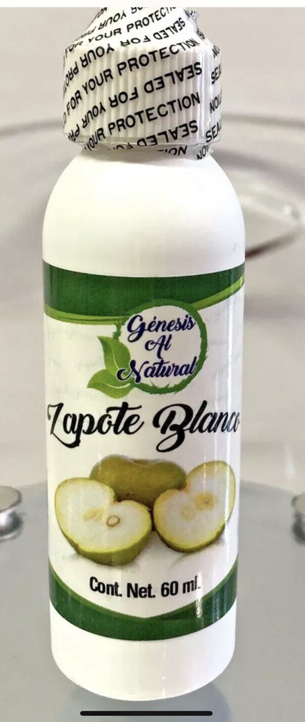 Zapote Blanco Extract 2.02oz White Zapote Extracto Liquido Gotas