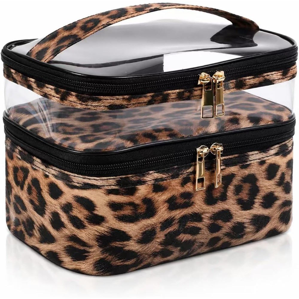 Double-layer Cosmetic Bag Makeup Bag Travel Makeup Bag Makeup Bags for Women