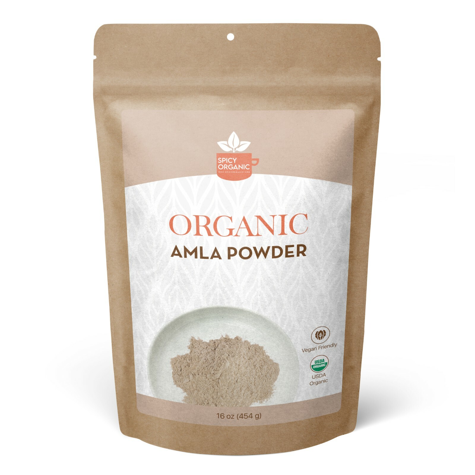 Organic Amla Powder- Amla Powder for Hair Growth (Indian Gooseberry) – 16 OZ