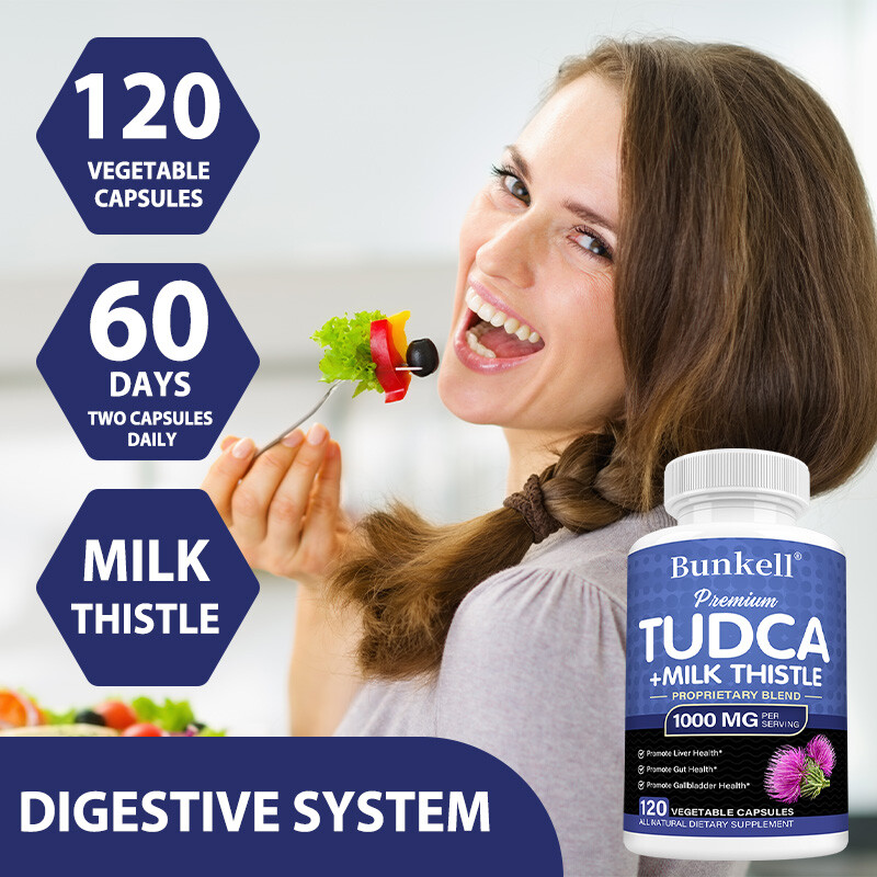 Premium TUDCA Liver Support Supplement 1000mg – Liver Detox and Cleanse