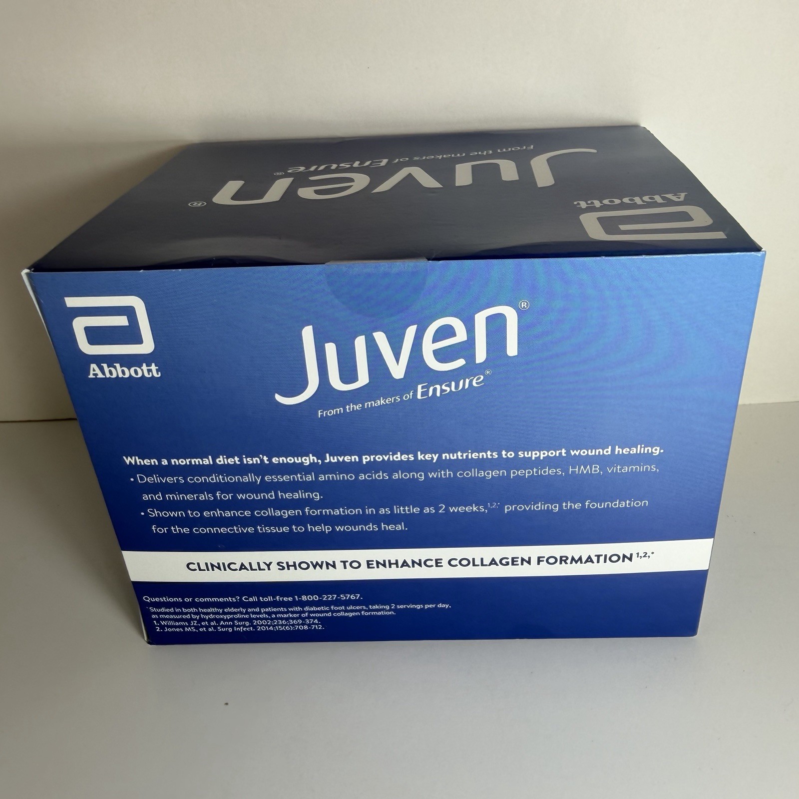 Abbott Juven Therapeutic Nutrition Powder Orange 30 Packets EXP 01-2027 Sealed