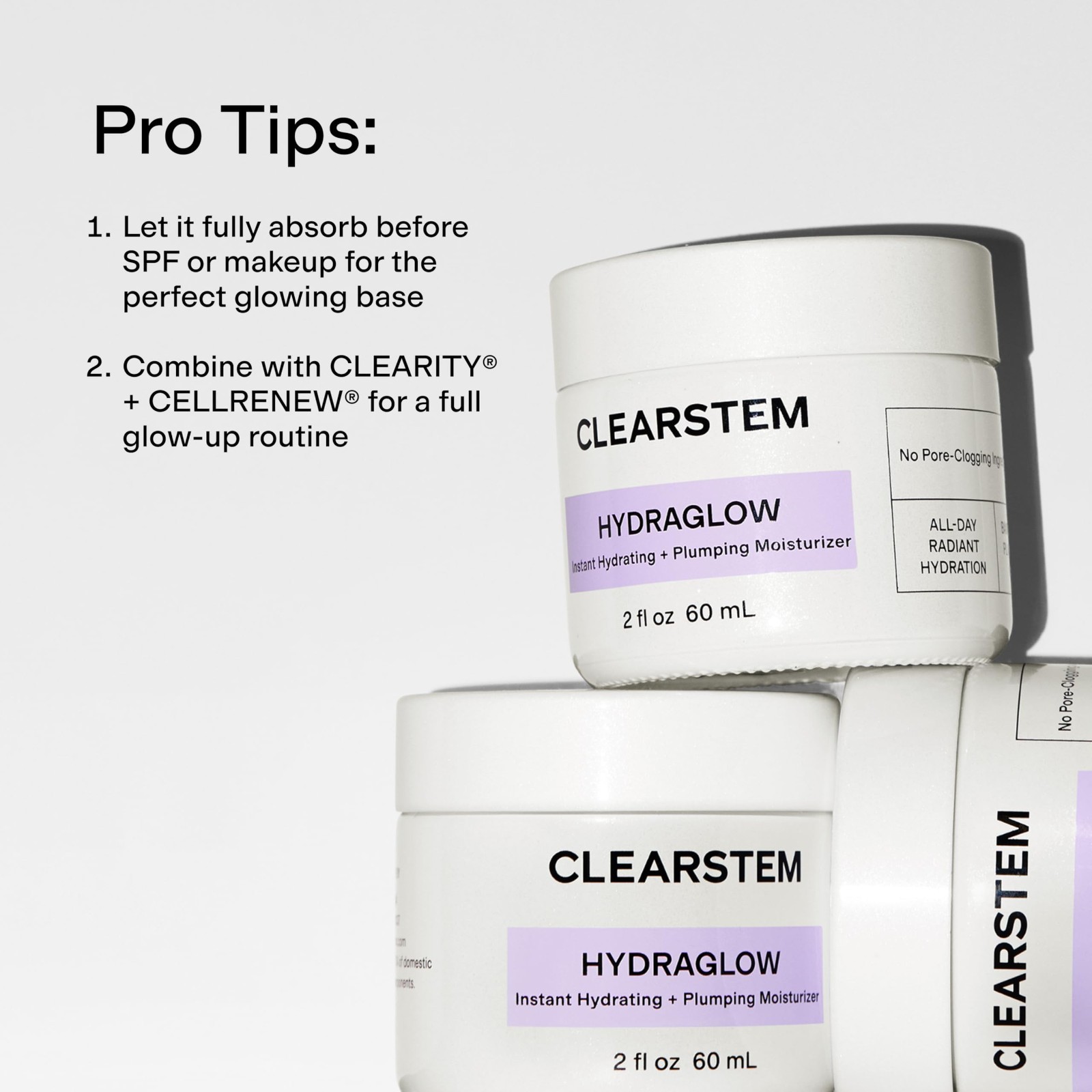 Hydraglow Stem Cell Moisturizer with Bakuchiol & Squalene – Youthful Skin Care,