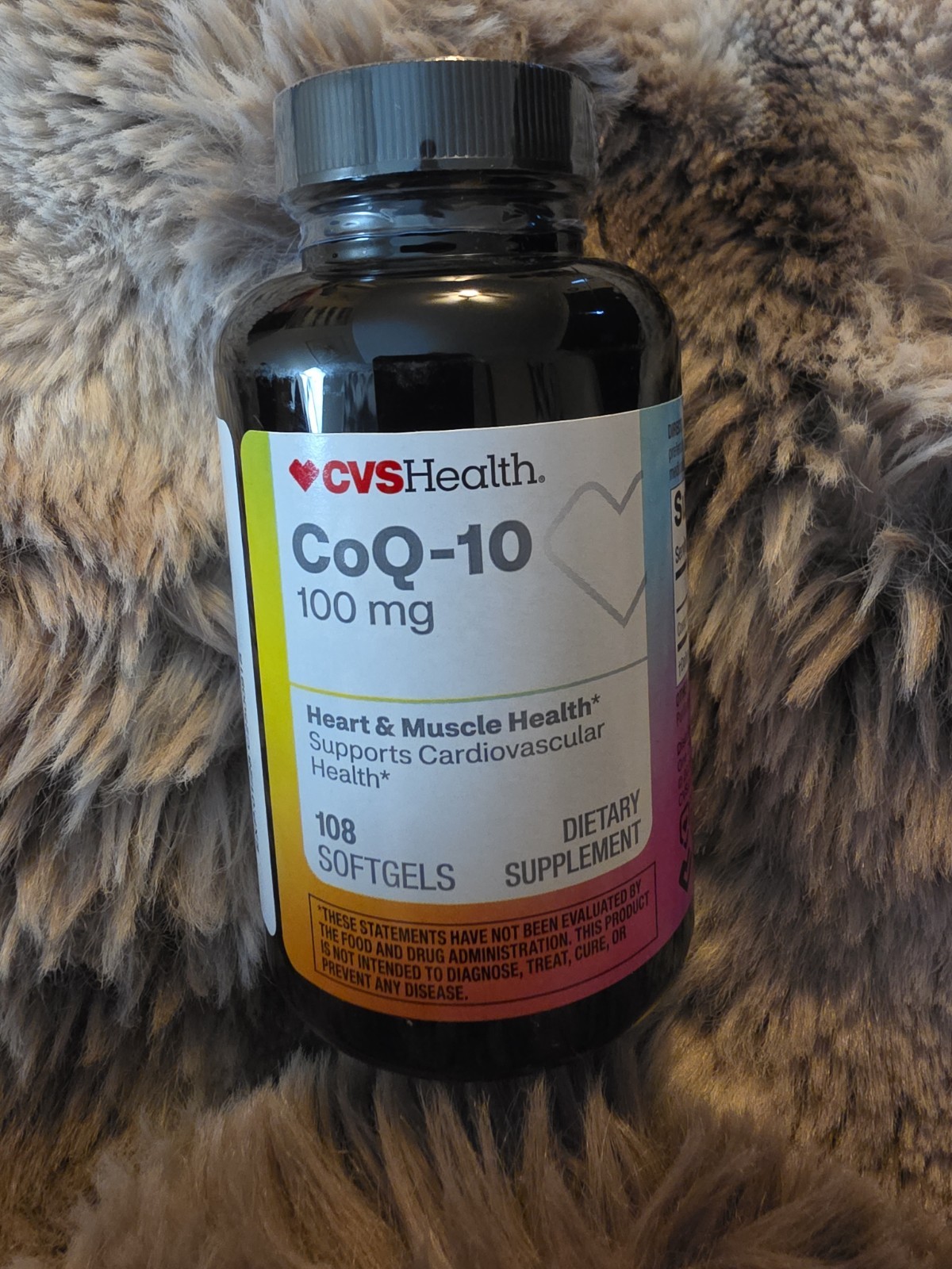 CVS Health CoQ-10 100 mg 108 Count Soft gels exp 1/2028