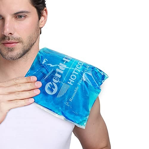 Extra Large Gel Ice Pack 12.4″ x 8.3″ – Reusable Hot & Cold Compress for Pain…
