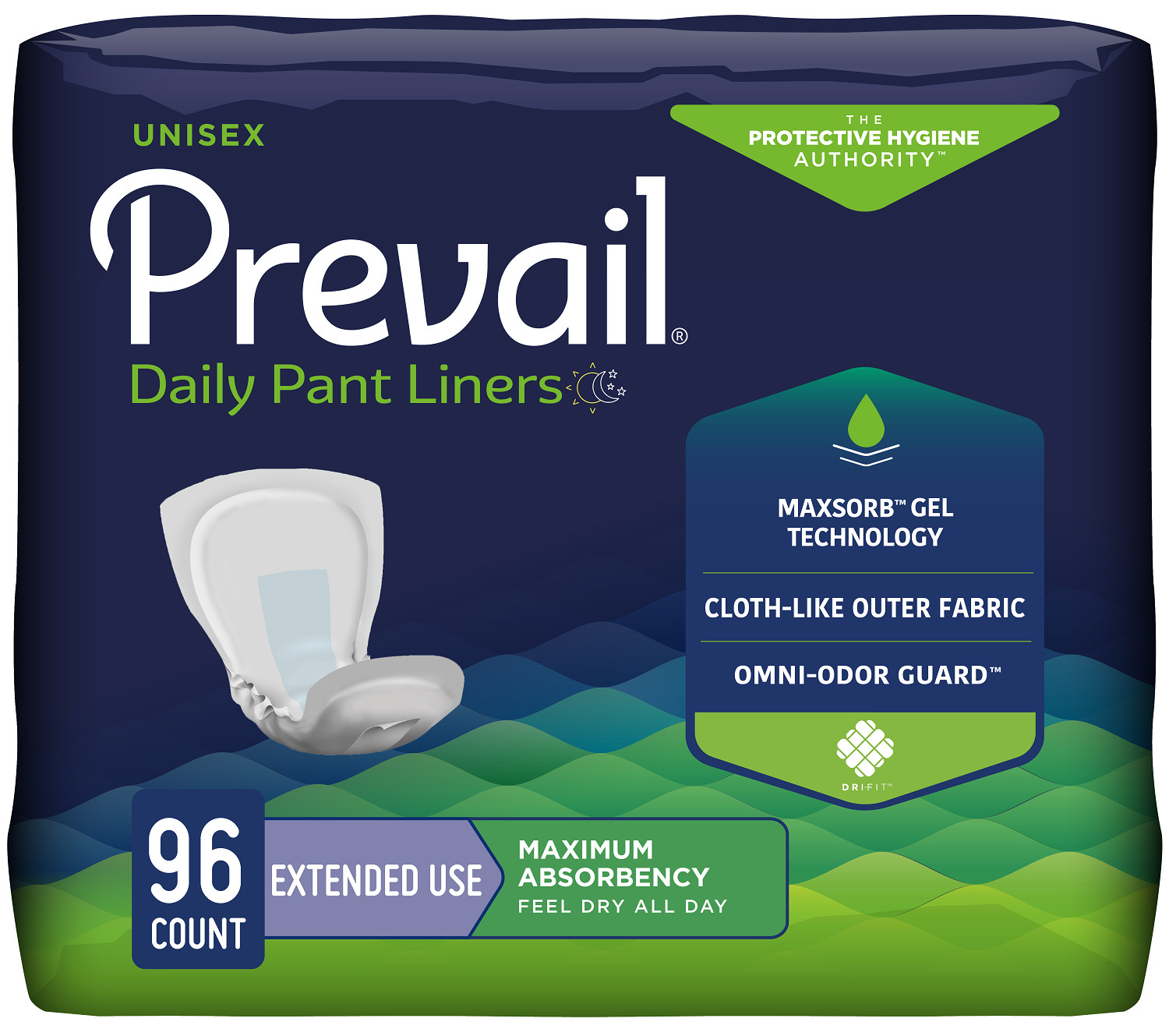 Prevail Pant Liners Insert Diaper Booster Pads 28″ Heavy Abs – Case of 96
