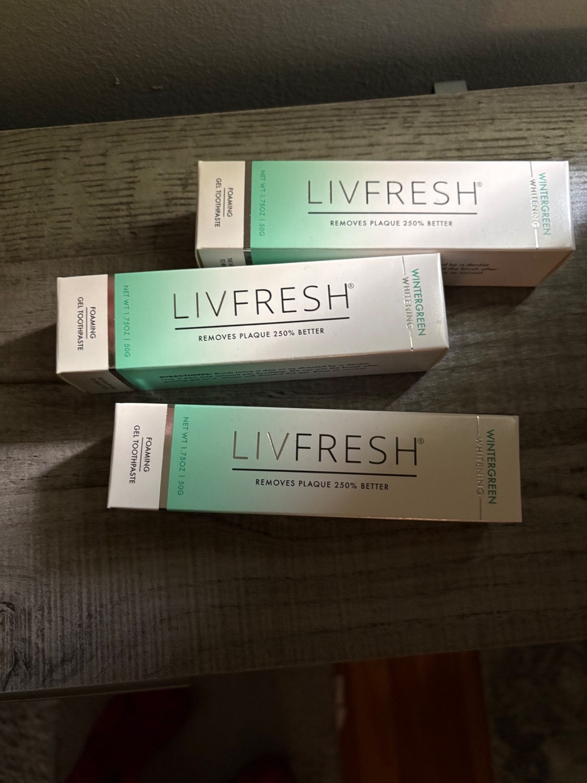 LivFresh Plaque Removal Gel Tooth Paste (Set of three)