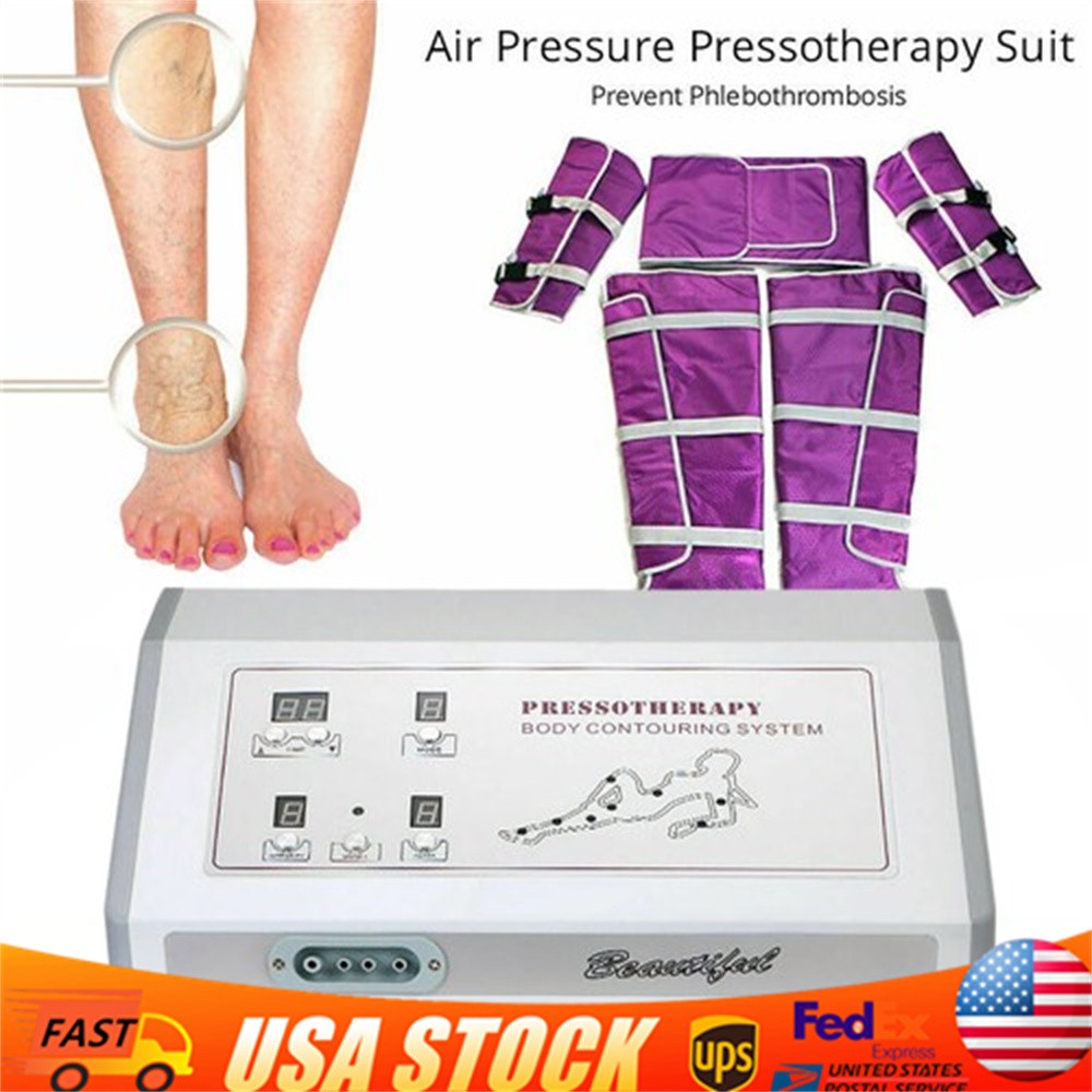Air Pressure Pressotherapy Lymphatic Drainage Weight Loss Machine , Slimming Set