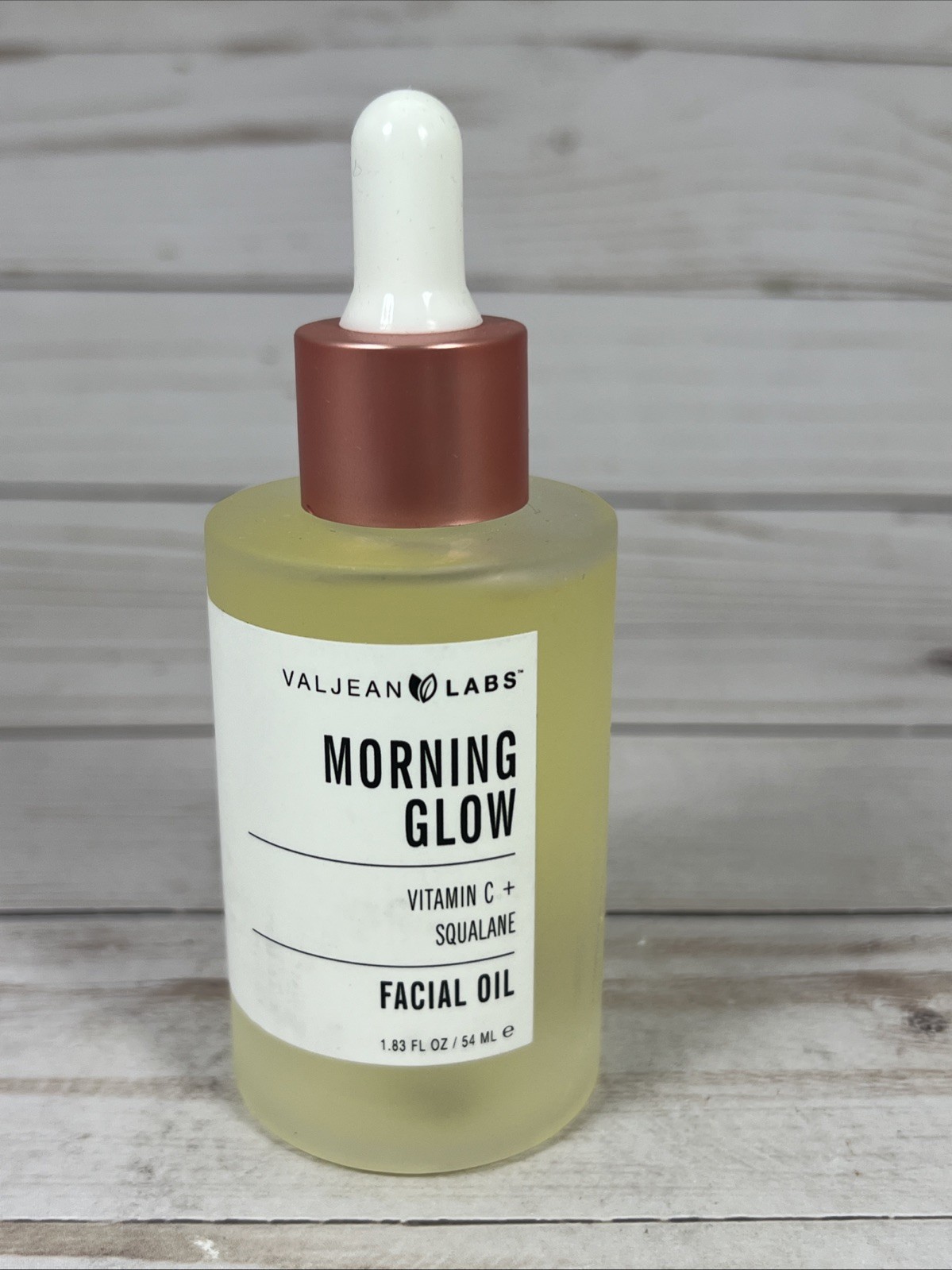 Valjean Labs Morning Glow Face Facial Oil Vitamin C Squalane 1.83oz