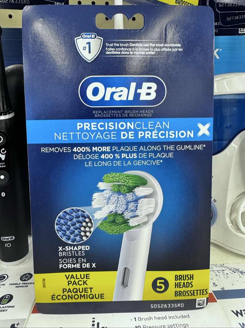 Oral-B Precision Clean Brush Heads – 5 Pack