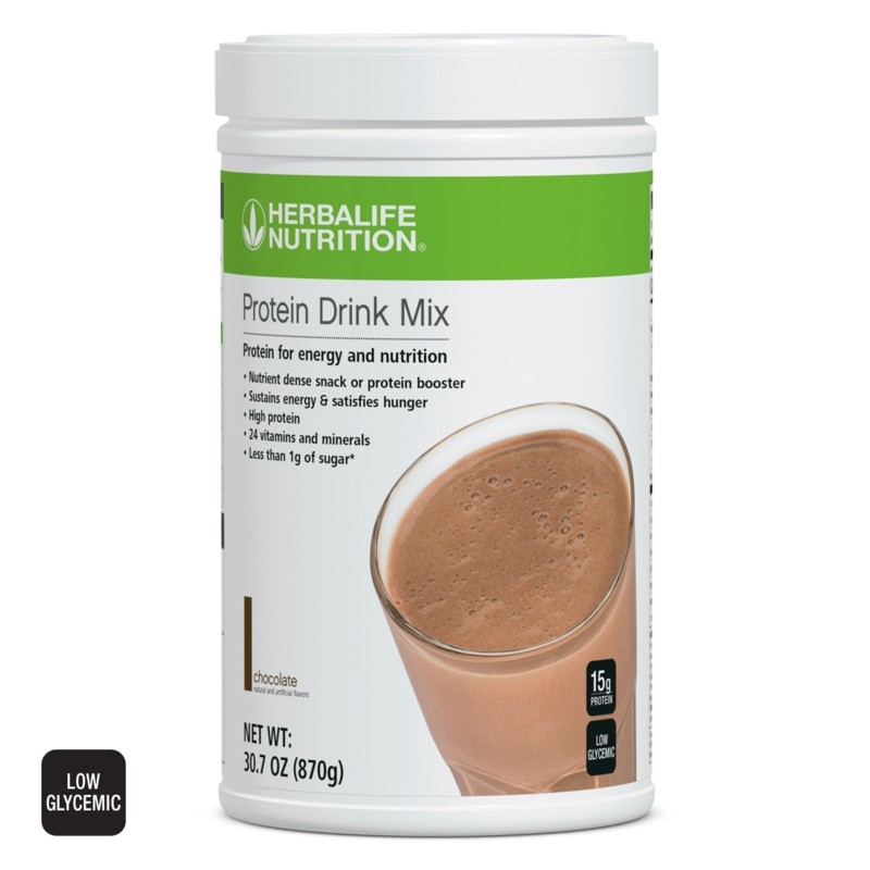 Herbalife Protein Drink Mix – Chocolate Flavor 870g | Nutritional Shake Powder