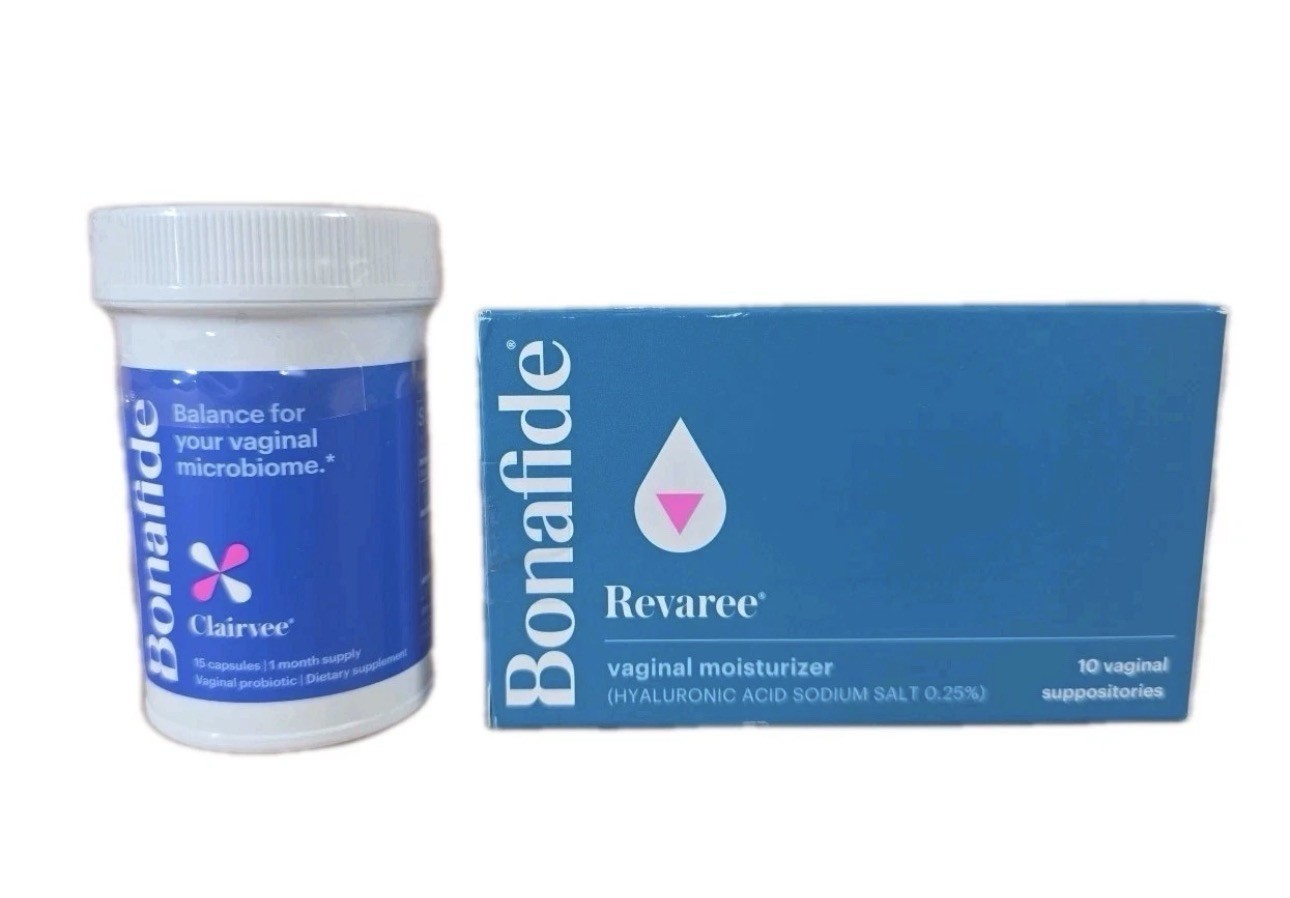 Bonafide Clairvee + Revaree – 1 Month Supply | Vaginal Odor & Dryness Relief