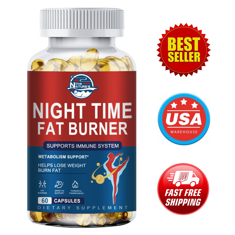 Night Time Fat Burner – for Weight Loss Appetite Suppressant – White Kidney Bean