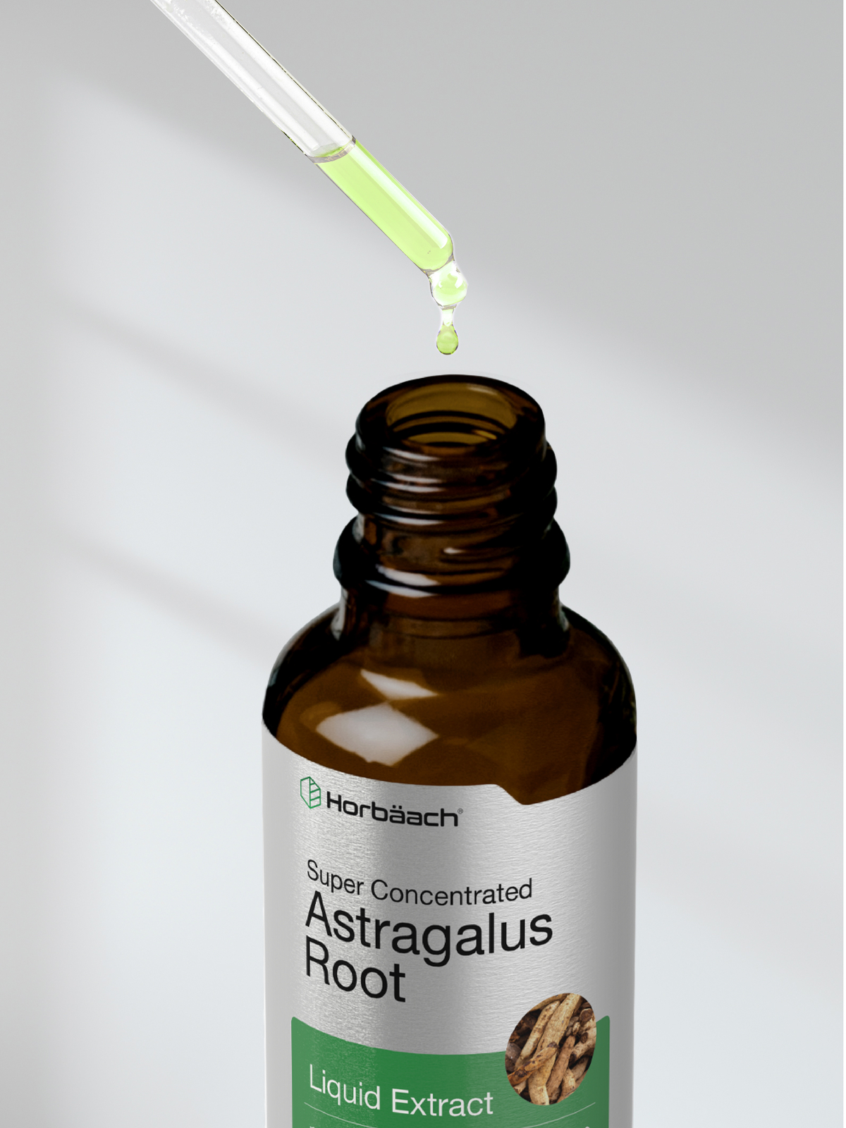 Astragalus Root Liquid Extract | 2 oz | Alcohol Free | Vegetarian | by Horbaach