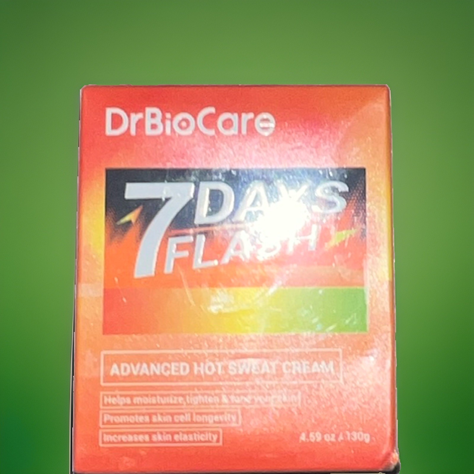 DrBioCare 7 Days Flash Hot Sweat Cream 4.59oz, Orange