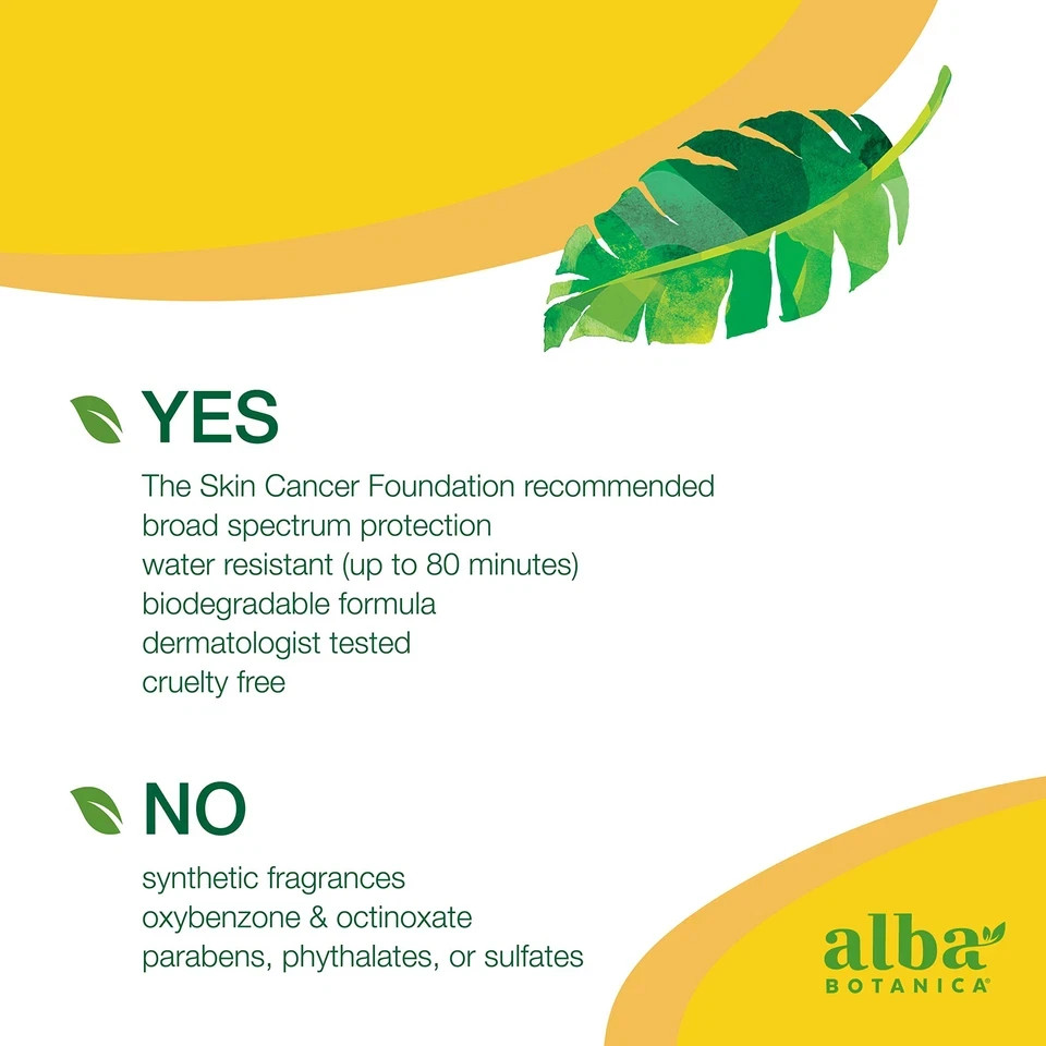 Alba Botanica SPF 30 Aloe Vera Hawaiian Sunscreen Lotion 3oz 3-Pack EXP 1/2028
