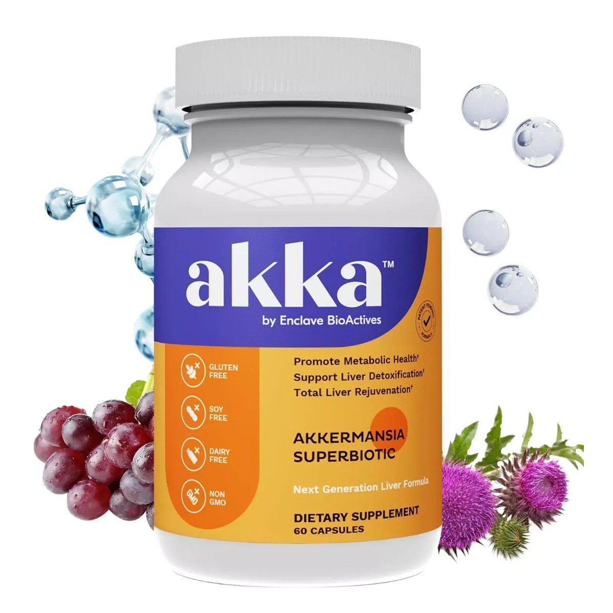 AKKA Premium Liver Cleanse Detox & Repair | Milk Thistle & Gut Health Assi…