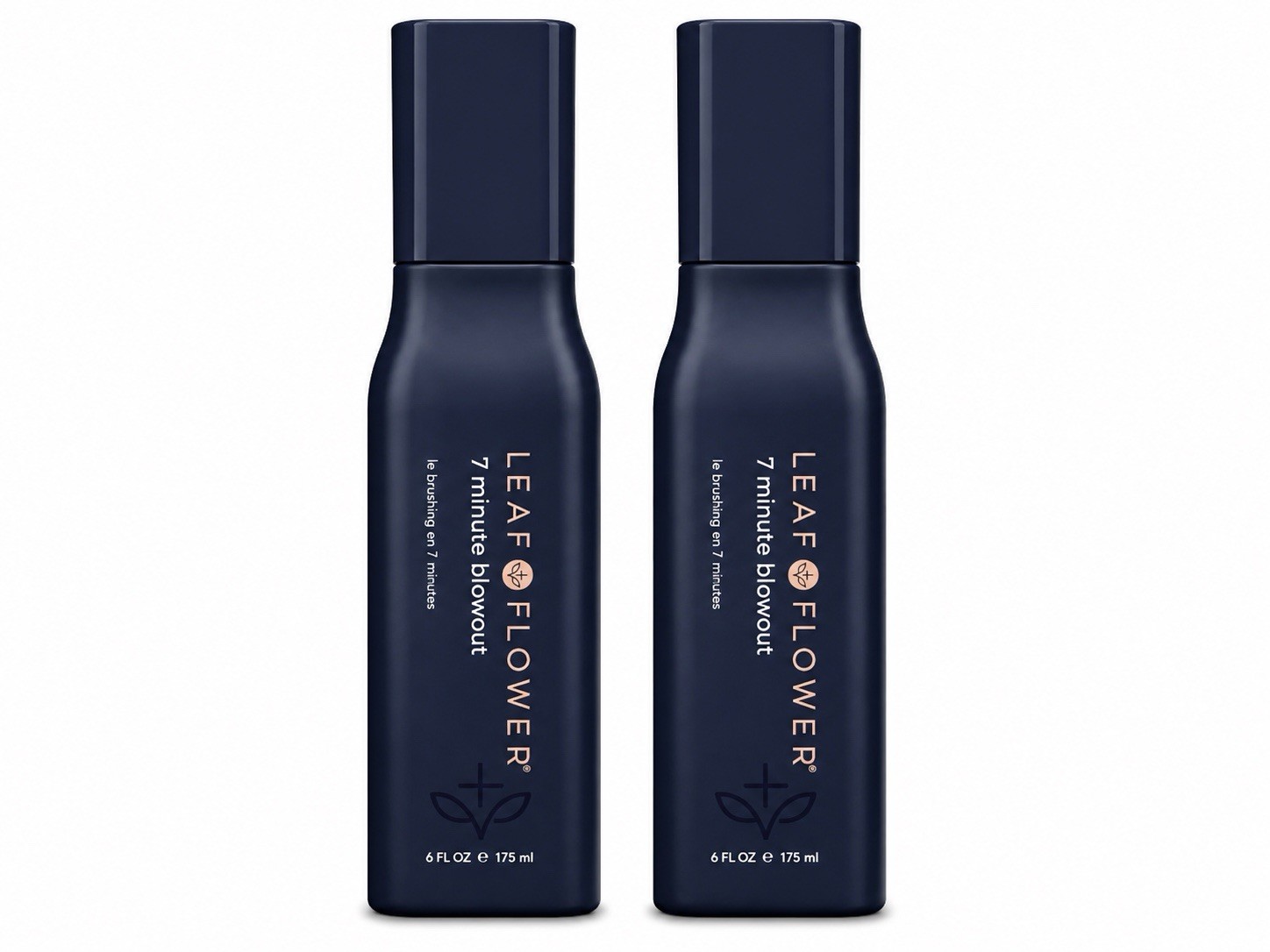 2 Pack Leaf & Flower 7 Minute Blowout Heat Styling Spray 6 fl oz / 175 mL