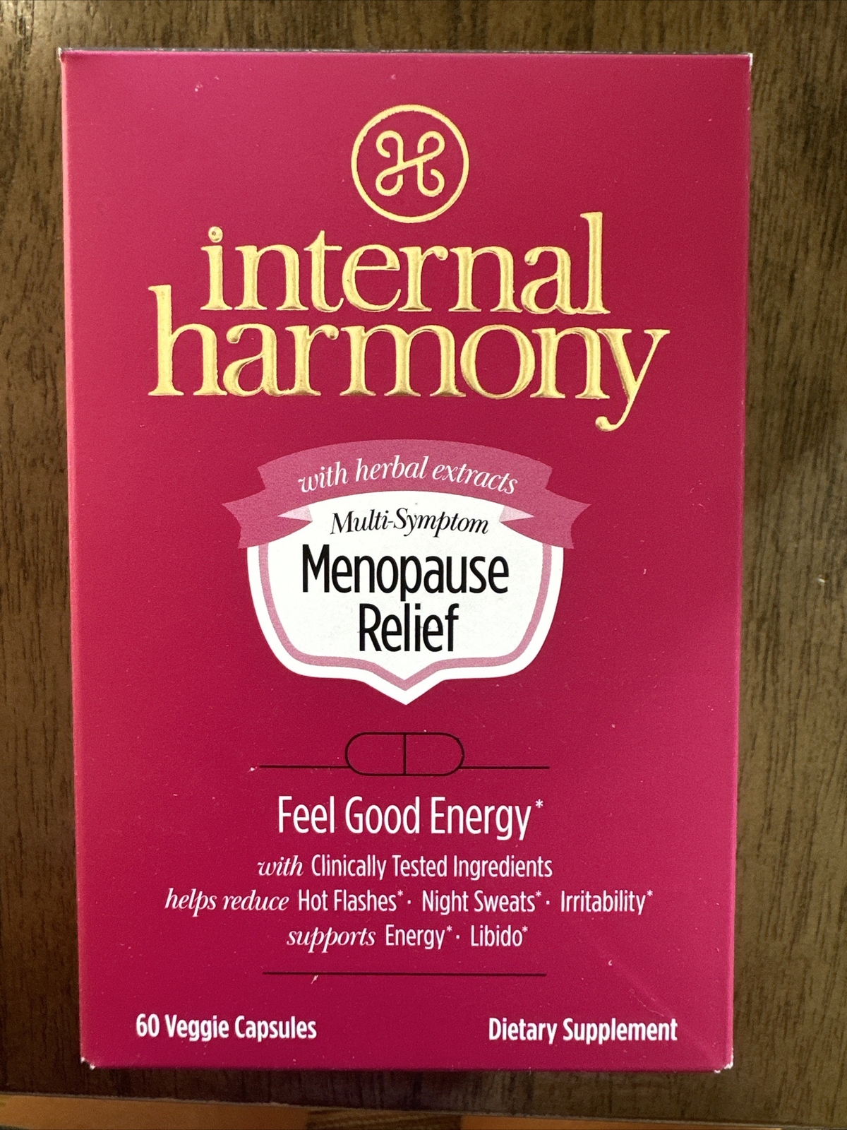 INTERNAL HARMONY MENOPAUSE RELIEF Hot Flashes Estroven Remifemin Libido Sweats