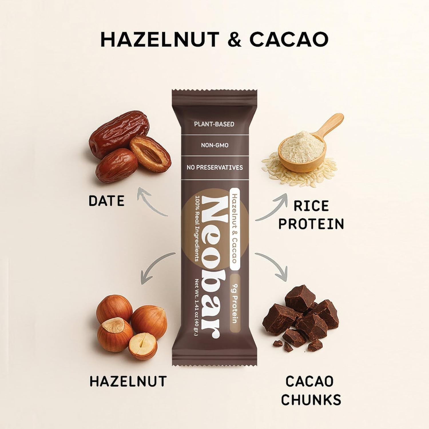 NEOBAR Fruit and Nut Bars – Plant-Based Vegan Snack Bars, Gluten Free Dairy F…