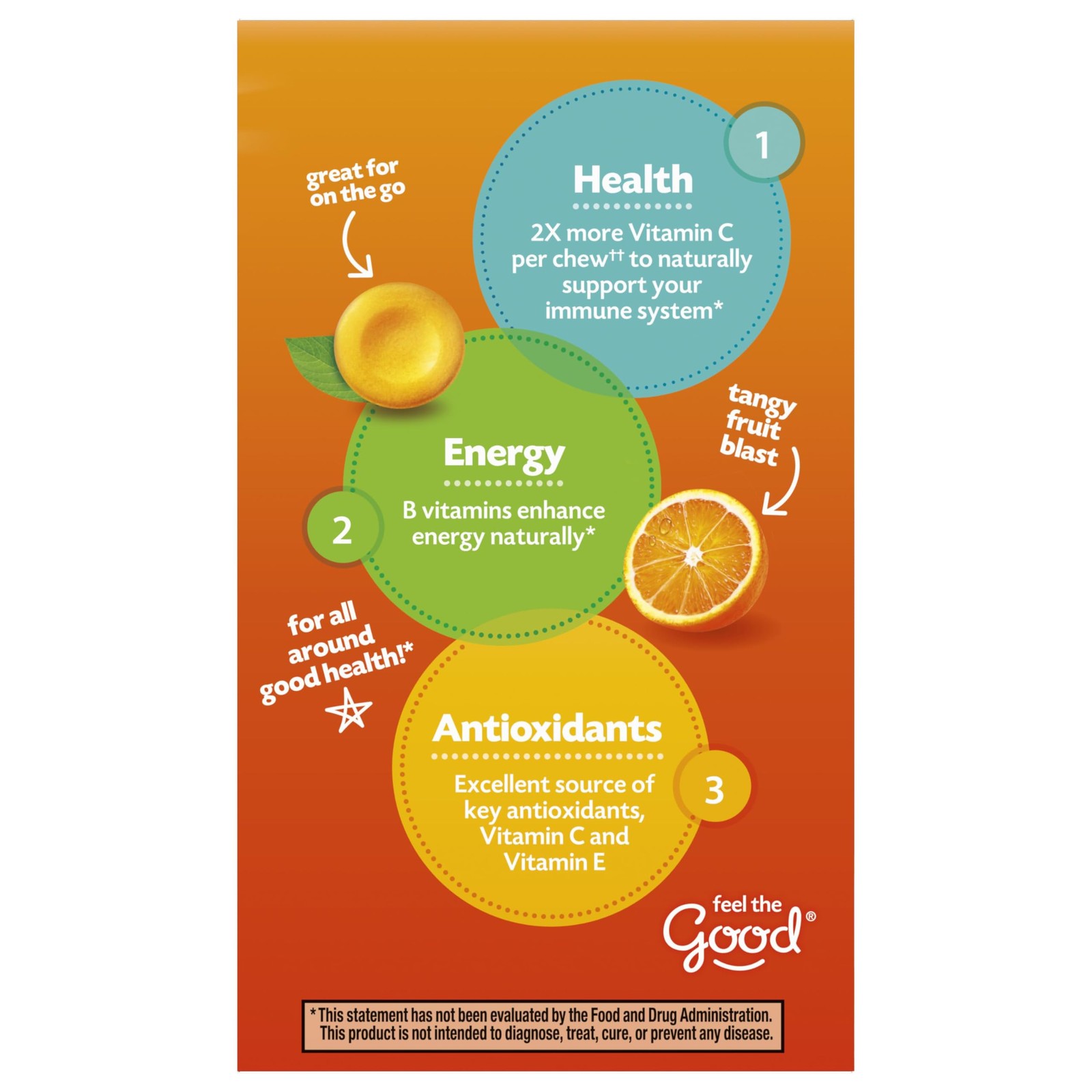 Chewable Vitamin C 1000mg, With B Vitamins And Antioxidants Tablet (40 Count,…