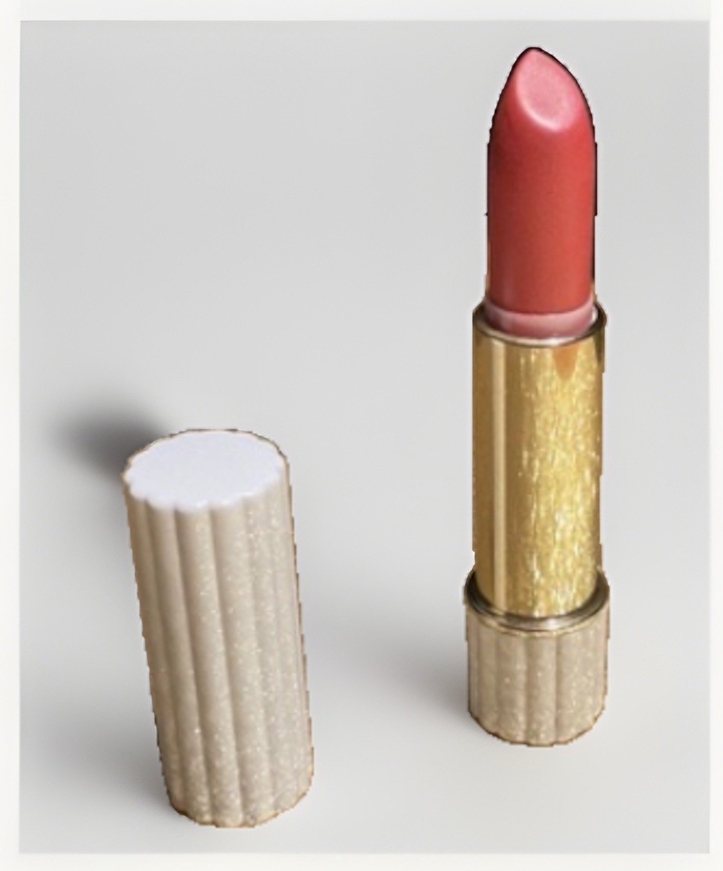 Estee Lauder Lipstick ALL-DAY FROSTED APRICOT Vintage Rare White Tube – NEW